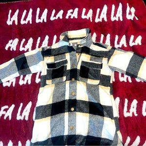 Buffalo plaid shacket